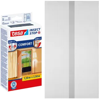 Tesa Fliegenschutzgitter Insect Stop Comfort 120 x 250 cm Anthrazit