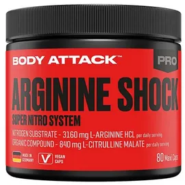 Body Attack L-Arginin Arginine Shock Kapseln 80 Stück
