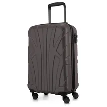suitline Hartschalenkoffer Trolley 4-Rollen Cabin 55 cm / 34 l titan