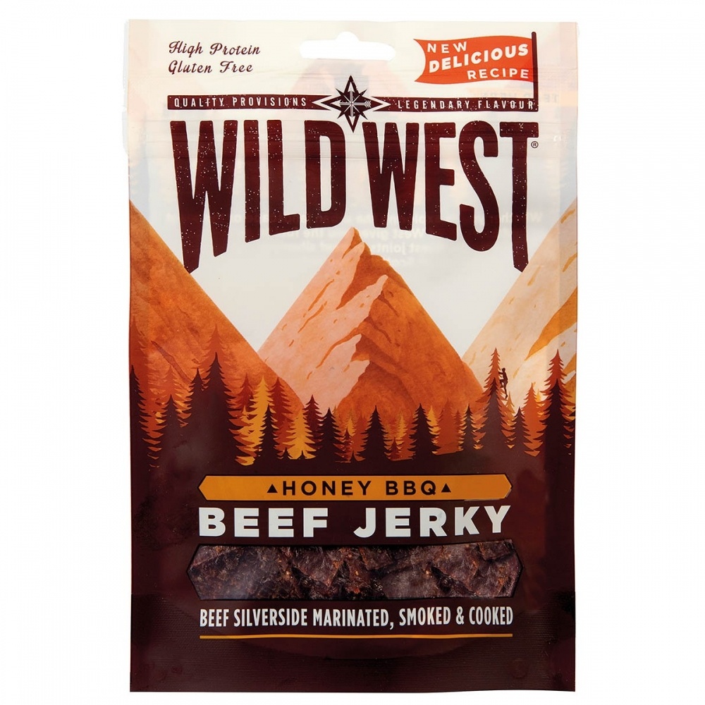 Wild West Beef Jerky Honey BBQ - Trockenfleisch - 70 g