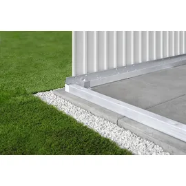 Biohort Bodenrahmen für Gerätehaus Europa 150 x 150 cm Silber