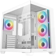 Deepcool CG530 4F - White - Gehäuse - Desktop - Weiß