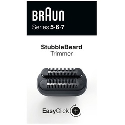 Braun Aufsatz Barttrimmer EasyClick 3-Tage-Bart-Trimmeraufsatz für Series 5, 6 und 7
