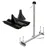 PremiumX BASIC Dachsparrenhalter-Montageset 100cm Mast Sparrenhalter für Satellitenschüssel Satelliten-Antenne SAT