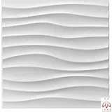 Kunststoff 3D Wandpaneele Wanddeko Wandverkleidung Deckenpaneele Platten Paneele Wandtattoos PVC (0,25qm)