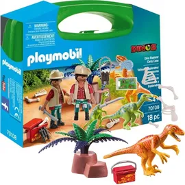 Playmobil Dinos Dinosaurier und Forscher Aktentasche 70108