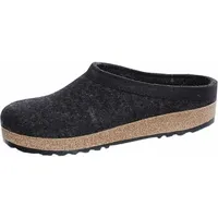 Haflinger Grizzly Torben Unisex Pantoffeln, graphit,