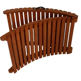 Garden Pleasure Nassau Sonnenliege 200 x 55 x 56 cm Braun