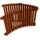 Garden Pleasure Nassau Sonnenliege 200 x 55 x 56 cm Braun