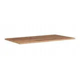 Rodan Waschtischplatte 80 Eiche Gold Matt Laminierte Platte mit ABS-Kanten - Feuchtigkeitsbeständig - Ideal für Aufsatzwaschbecken - Modernes Design für Stilvolle Badezimmer