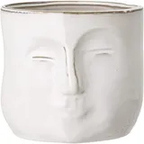 Bloomingville Blumentopf 18 x 16,5 x 15 cm weiß
