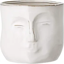 Bloomingville Blumentopf 18 x 16,5 x 15 cm weiß