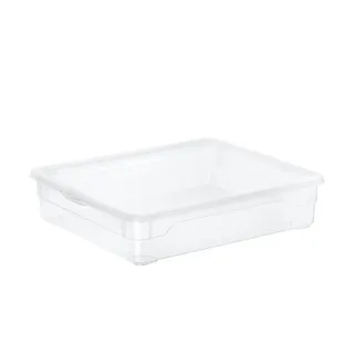 Rotho Aufbewahrungsbox CLEAR 40 x 33.5 x 8.5 cm,