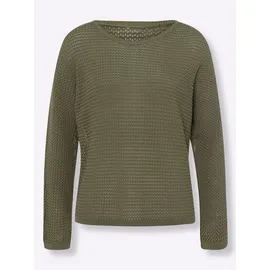 Heine Pullover in khaki | 38