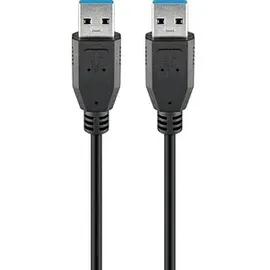 goobay USB-A 1,0 m Schwarz