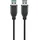 goobay USB-A 1,0 m Schwarz