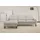 Home Affaire Ecksofa HOME AFFAIRE, weiß (pearl), B:244cm H:86cm T:164cm, 100% Leder, Sofas, Ecksofa, inkl. saugroboterfreundliche Höhe & schmale Armlehnen