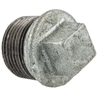 Gebo Temperguss-Gewindefitting verzinkt Stopfen, 1 1/4 Zoll, Typ 290,