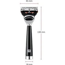 Zwilling Rasierer mit Edelharz-Griff + 1 Klinge