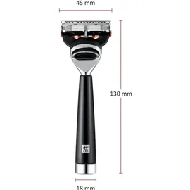 Zwilling Rasierer mit Edelharz-Griff + 1 Klinge