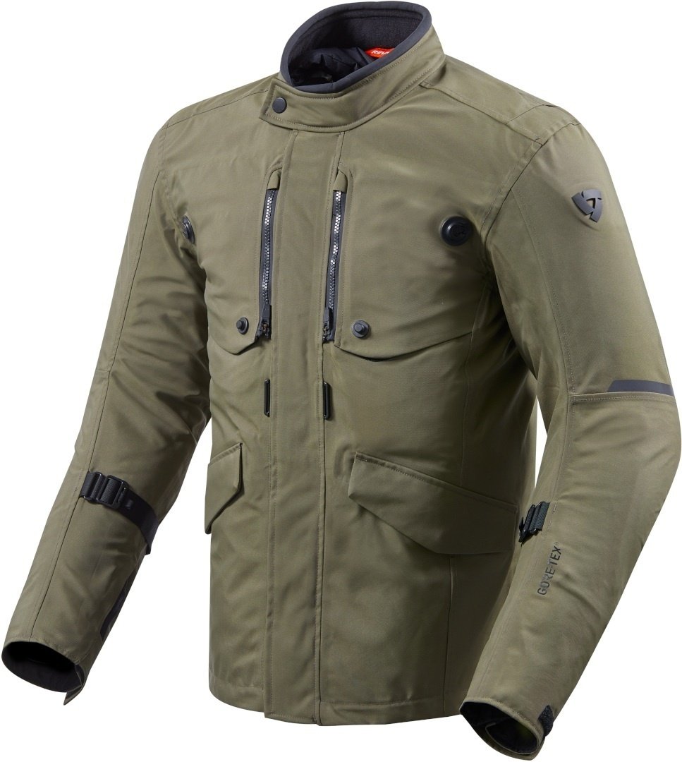 Revit Trench Gore-Tex Motorrad Textiljacke, grün, Größe 3XL für Männer