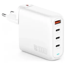 4smarts Ladegerät GaN Flex Pro 100W 3 USB-C+1 USB-A, Travel Edition