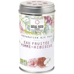 Quai Sud Bio Wassergewürz Apfel / Hibiskus in Dose