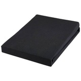 Novel Topper-Spannbetttuch, Schwarz, Textil, 180x200 cm, für Topper geeignet, Schlaftextilien, Bettwäsche, Bettlaken, Topper-Bezüge