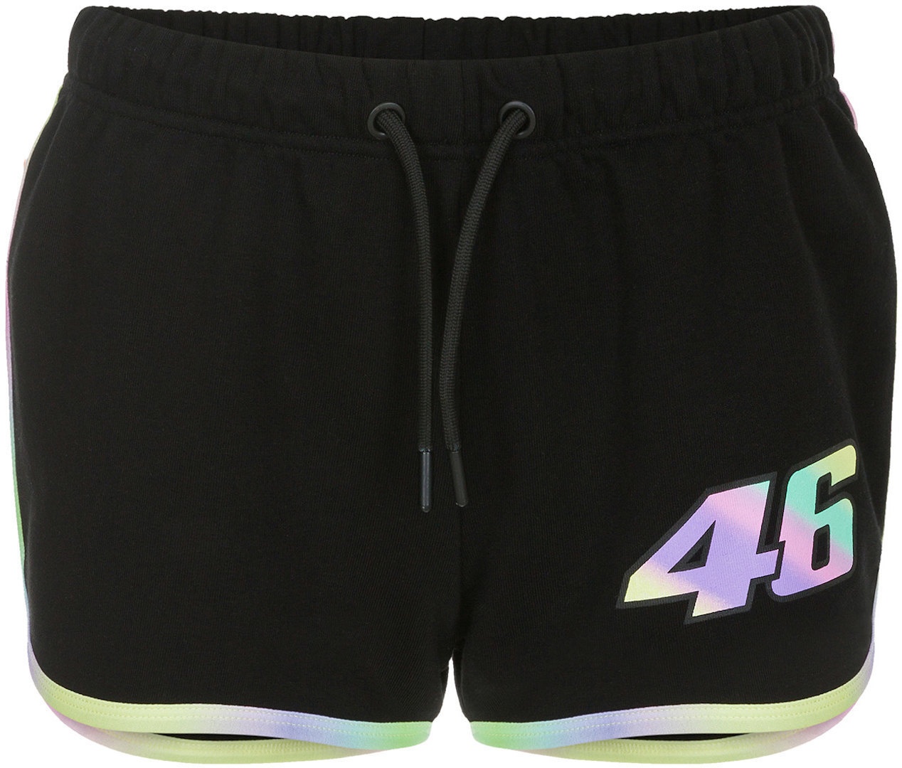 VR46 Number 46 Damen Shorts, schwarz, Größe L