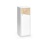 Vicco Midischrank Irida, 30 x 81 cm, Weiß/Artisan