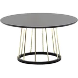 KADIMA DESIGN Couchtisch Rund 80x80x42 cm Gold Sofatisch Metall Modern, | Gr.: onesize