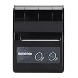 Bewinner Tragbarer Bluetooth-Belegdrucker, Kabelloser Thermodrucker mit Automatischer Schlaf- und Aufwachfunktion für Restaurants und Einzelhandel