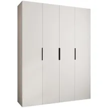 abiks möbel Drehtürenschrank COMO 190 x 245,5 x 50 cm Schwarz/Weiß