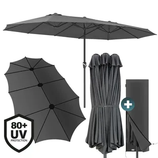 Kingsleeve Doppelsonnenschirm Anthrazit