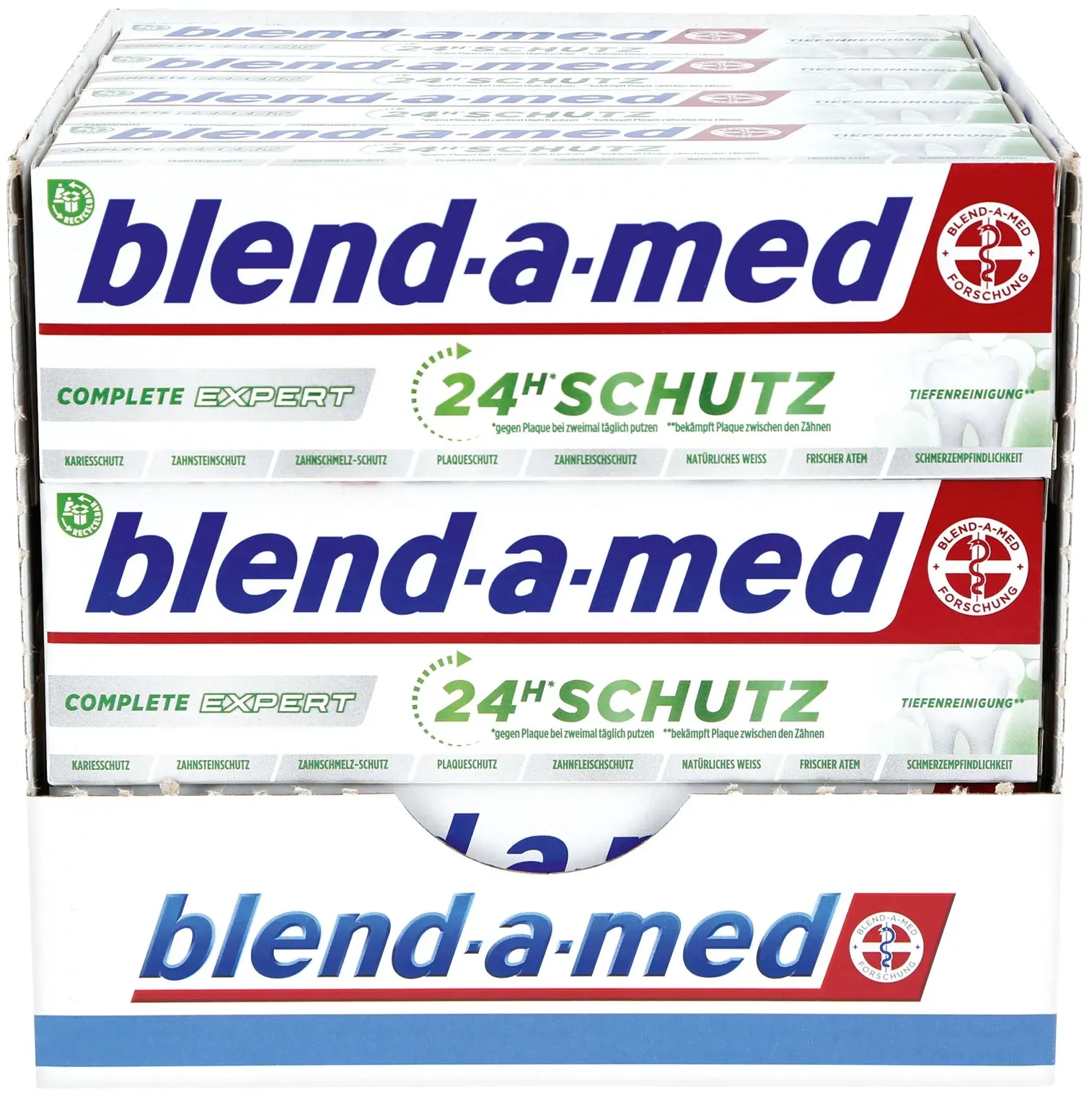 blend-a-med Complete Protect Expert Tiefenreinigung Zahncreme 75 ml, 12er Pack