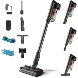 PHILIPS Nass-Trocken-Akkusauger "XC7055/01 Aqua 7000 Series „Multitalent“", rot (korallenrot), Akkusauger, mit bis zu 80 Minuten Laufzeit und aufsteckbarem Aqua-Modul