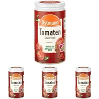 Ostmann Gewürze - Tomaten Gewürzsalz | Perfekt zum Würzen von Tomatensalat und Bruschetta | 60 g in der Streudose (Packung mit 4)