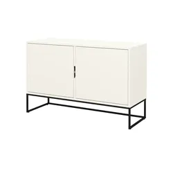 Sideboard  Linera , weiß , Maße (cm): B: 118 H: 76 T: 43