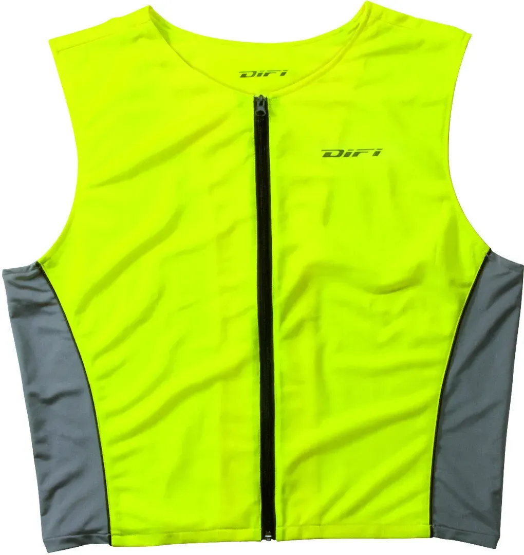 DIFI Vision Reflex Vest met hoge zichtbaarheid, geel, S Voorman