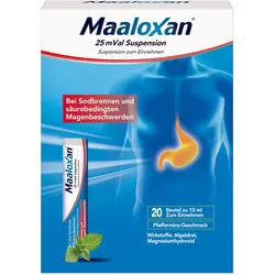 MAALOXAN Suspension bei Sodbrennen & Magenschmerzen