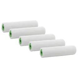 5 x Ersatzwalze Magic Samt 10 cm Malerbedarf Fassadenwalze Malerwalze Farbroller Farbwalze Farbroller Streichrolle Malerrolle