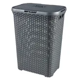 Curver Wäschebox, Style, 60 L, anthrazit