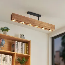 LINDBY Malwin 6-flg. 100 cm Holz dunkel