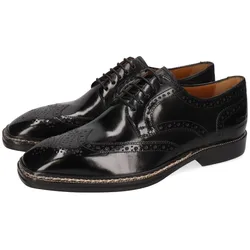 Budapester »Bastian 1 - vegetabil gegerbt«, Budapester, Anzugschuh, Business Schuh in Karreeform, Gr. 47, schwarz, , 51941413-47