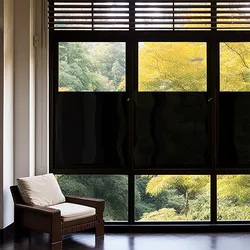 4er Set Sichtschutzfolie 50 x 200 cm – dunkle, selbstklebende Fensterfolie mit UV-Schutz – blickdicht & ideal für Fenster, Büro & Wohnräume
