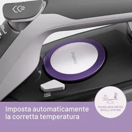 Imetec Intellifast Dampfbügeleisen grau/violett