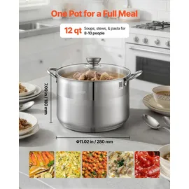 Vevor Kochtopf 11,4 L