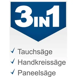 SCHEPPACH Tauchsäge PL55 inkl. Führungsschiene