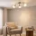 Nowa LED Deckenleuchte 1 verstellbar Holzoptik Glas alabaster