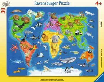 Ravensburger 00.006.641, 30 Stück(e), Landkarten, 4 Jahr(e)